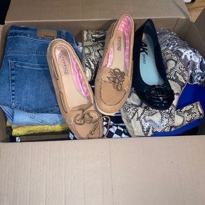 New And use clothes and shoes